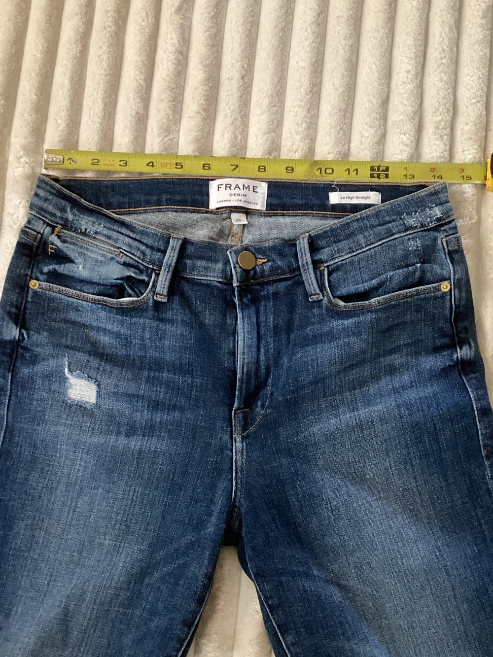 Frame Denim Women's Skinny Jeans in Dark Blue Wash